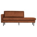 Daybed sofa i læder B203 cm - Armygrøn