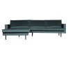 Rodeo Sofa med venstrevendt chaiselong i velour 300 x 155 cm - Teal