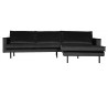 Rodeo Sofa med højrevendt chaiselong i velour 300 x 155 cm - Antracit
