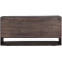 Rustikt sideboard med 4 skabe B170 cm - Rustik natur/Rustik brun