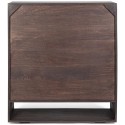 Rustikt sideboard med 4 skabe B170 cm - Rustik natur/Rustik brun