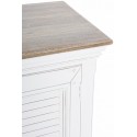 Sideboard med 3 skabe og 3 skuffer H90 x B150 x D45 cm - Rustik hvid