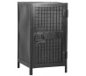 Industrielt skab i metal H70 cm - Sort
