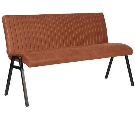 Matz spisebænk i microfiber B145 cm - Vintage trøffelgrå