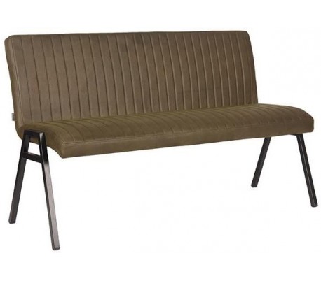 Matz spisebænk i microfiber B145 cm - Vintage antracit