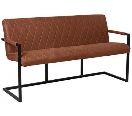 Denmark spisebænk i microfiber B155 cm - Vintage stone