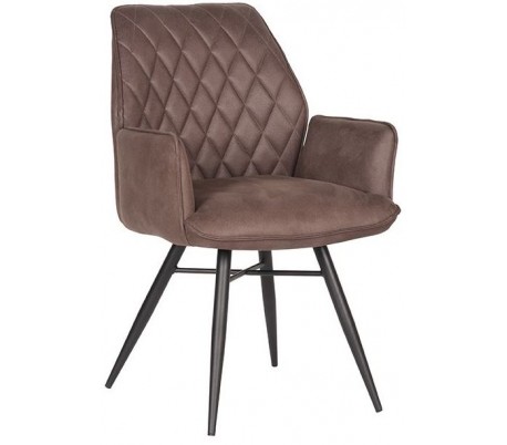 Bink spisebordsstol i microfiber H88 cm - Vintage stone