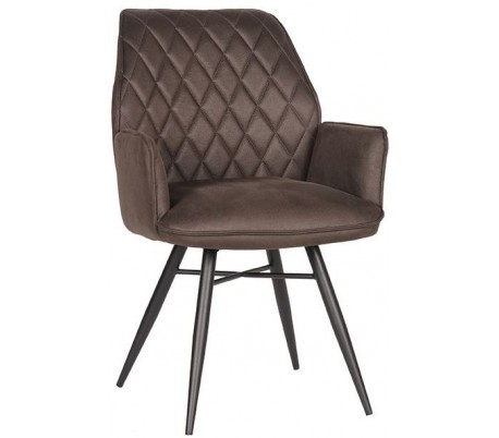 Bink spisebordsstol i microfiber H88 cm - Vintage armygrøn