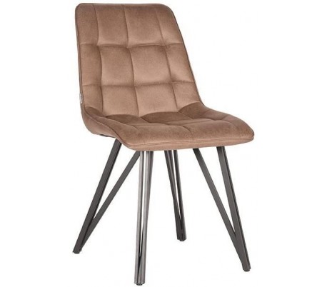 Boaz spisebordsstol i microfiber H86 cm - Vintage cognac