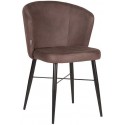 Wave spisebordsstol i microfiber H85 cm - Vintage cognac