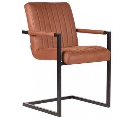 Milo spisebordsstol i microfiber H85 cm - Vintage trøffelgrå