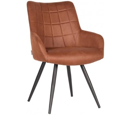 Must spisebordsstol i microfiber H85 cm - Vintage antracit