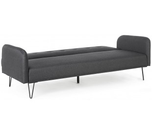 Sovesofa i polyester og metal 200 x 120 cm - Pink 2