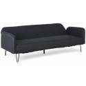 Sovesofa i polyester og metal 200 x 120 cm - Pink