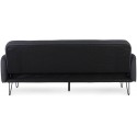Sovesofa i polyester og metal 200 x 120 cm - Pink