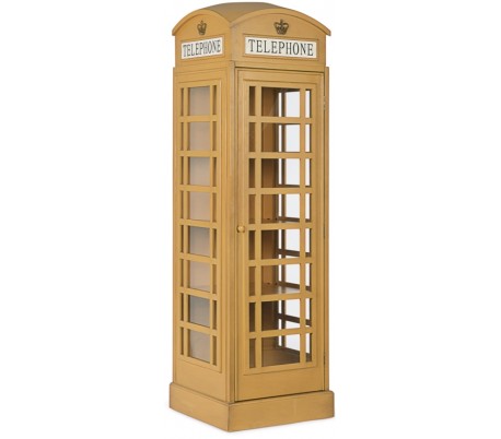 Industrielt skab i stål og mangotræ H170 x B107 x D40 cm - Antik brun